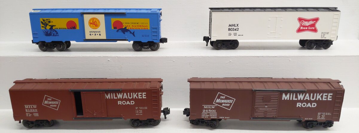 KMT O Freight Cars: 80342, 24501, 21329, 678 [4] EX