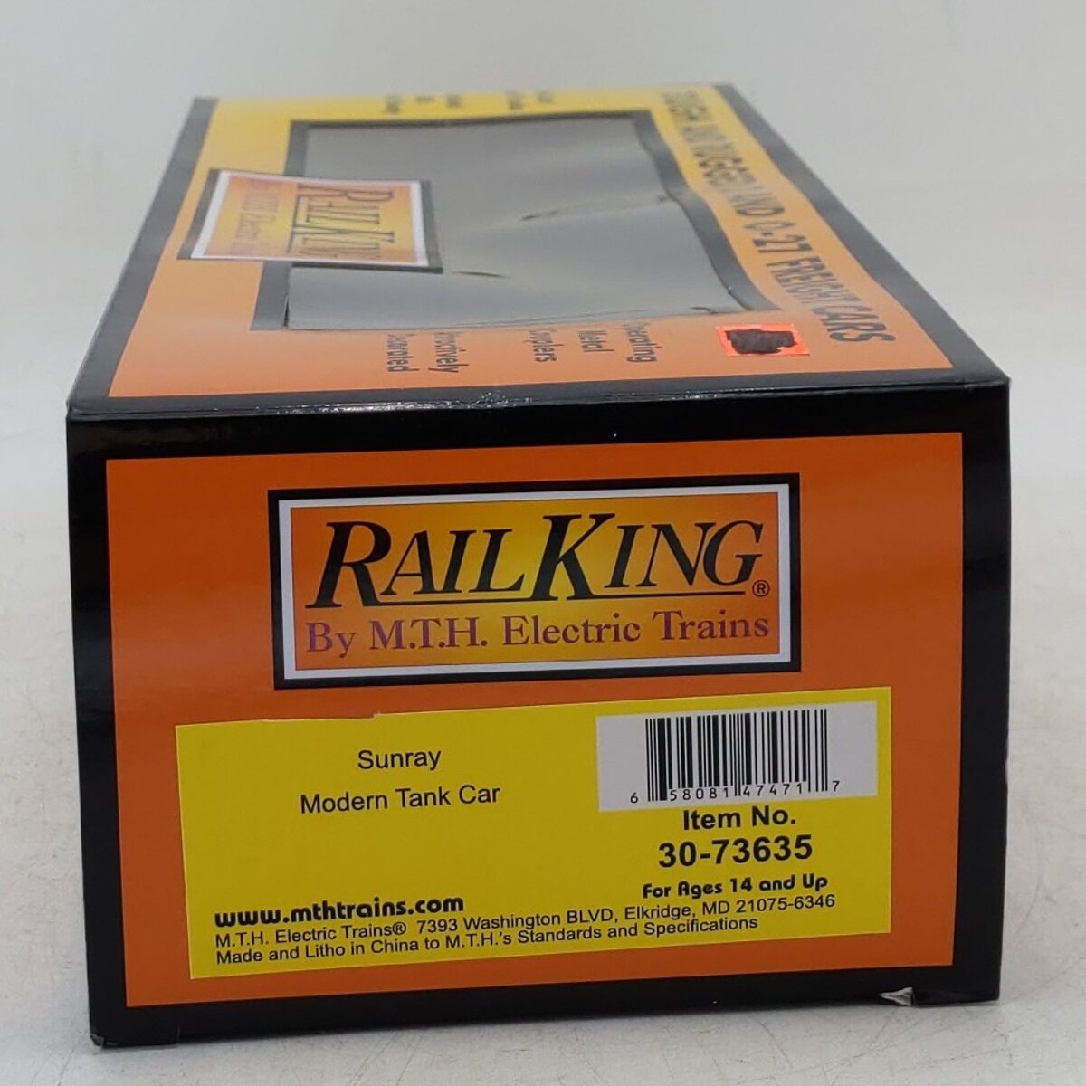 MTH 30-73635 O Gauge Sunray Modern Tank Car #1920 LN/Box