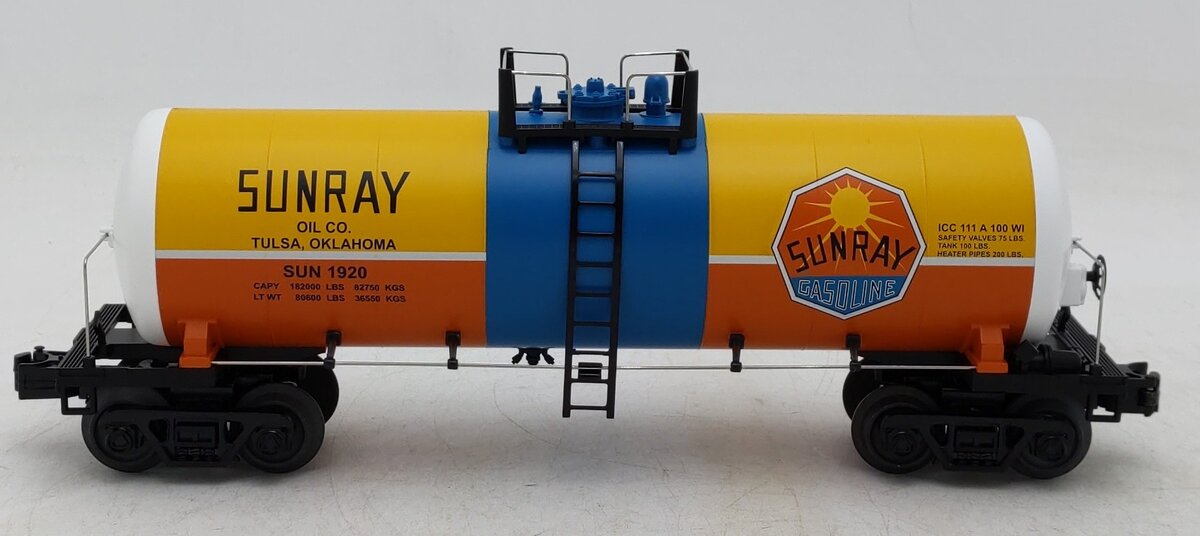 MTH 30-73635 O Gauge Sunray Modern Tank Car #1920 LN/Box