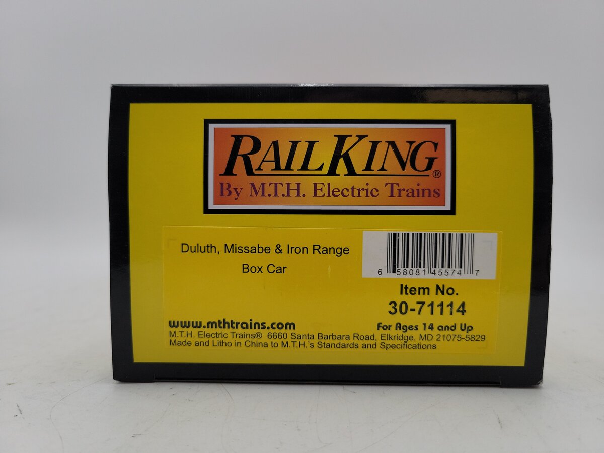MTH 30-71114 O 40' Steel Boxcar DM&IR #5909 LN/Box