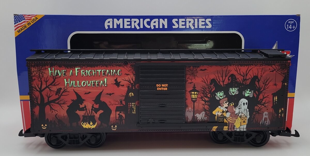 USA Trains R19146 G Have A Frightening Glow-In-The-Dark Halloween Boxcar LN/Box