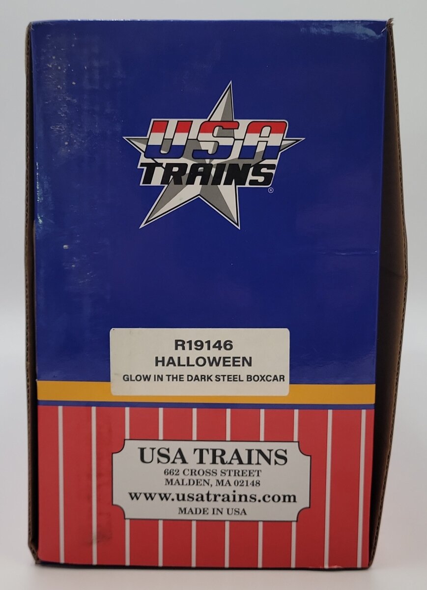 USA Trains R19146 G Have A Frightening Glow-In-The-Dark Halloween Boxcar LN/Box
