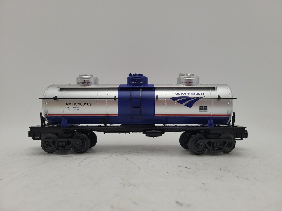 MTH 30-73659 O Gauge Amtrak 3-Dome Tank #100109 LN/Box