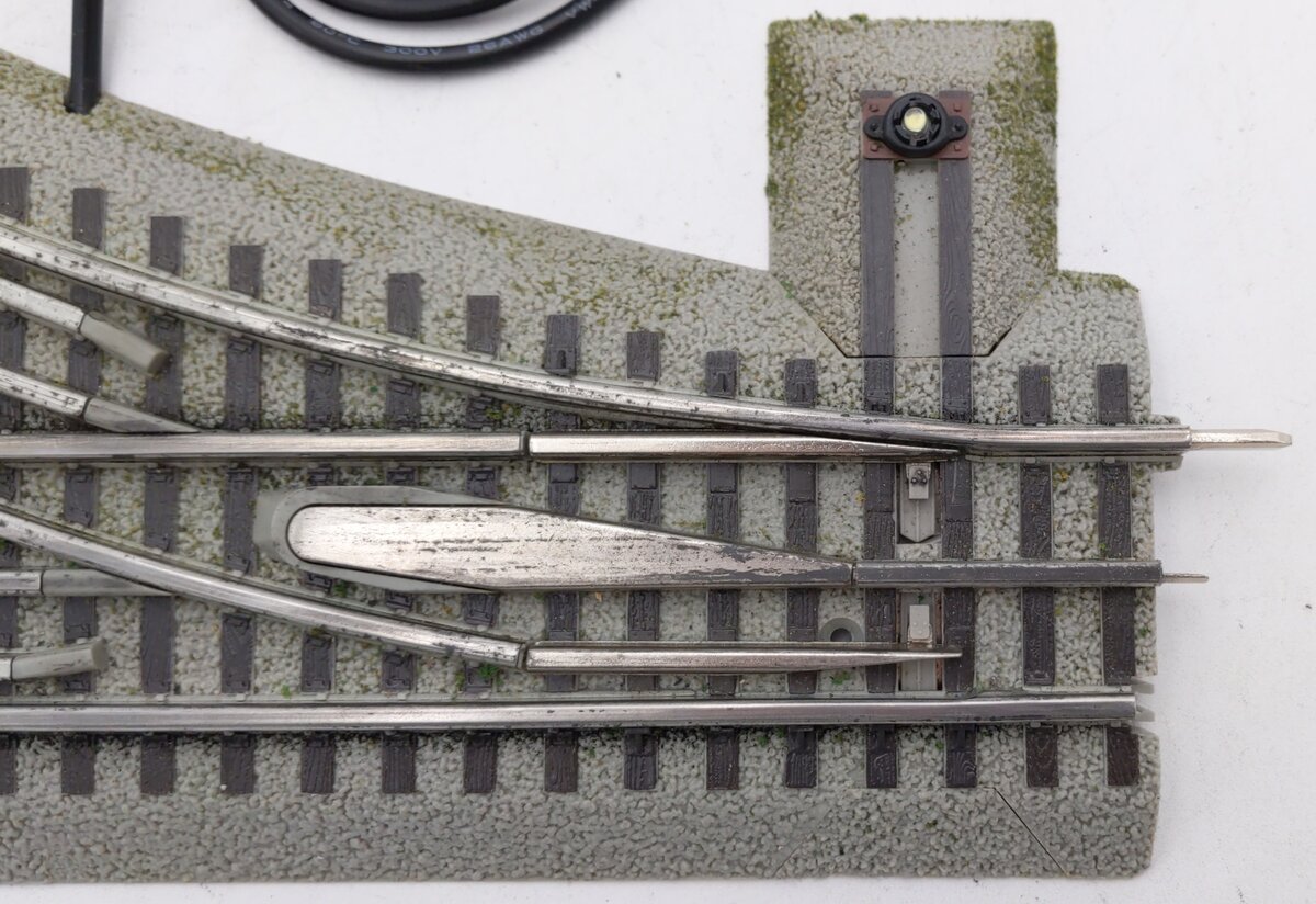 Lionel 6-81946 O-36 Remote RH FasTrack Switch Turnout VG