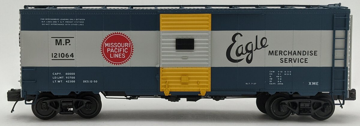 MTH 20-93934 O Gauge Missouri Pacific 40'' AAR Boxcar #121064 LN/Box