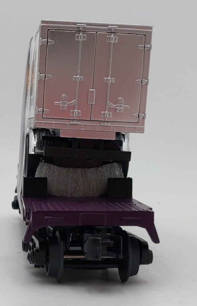 MTH 30-76963 O Gauge MTH Electric Trains Flat Car w/Box Car #1980 LN/Box