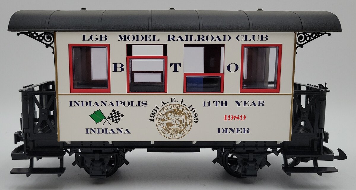 LGB 3007CC G Scale Model Railroad Club Caboose Diner EX/Box