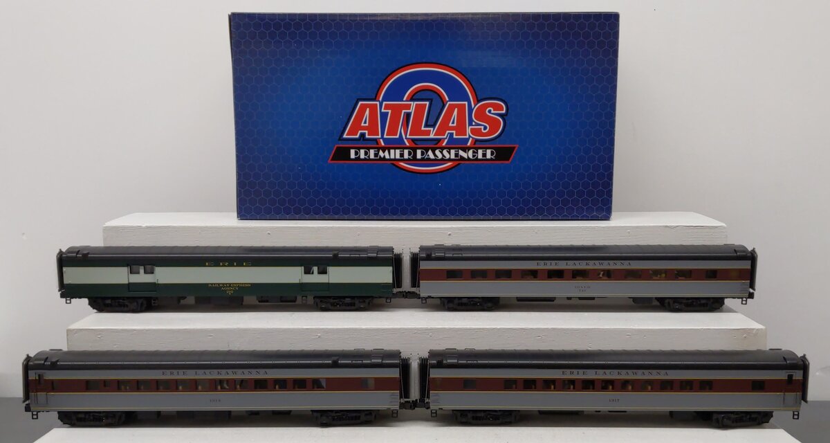 Atlas 3001654 O Gauge Premier 70' Streamline Passenger Car Set NIB