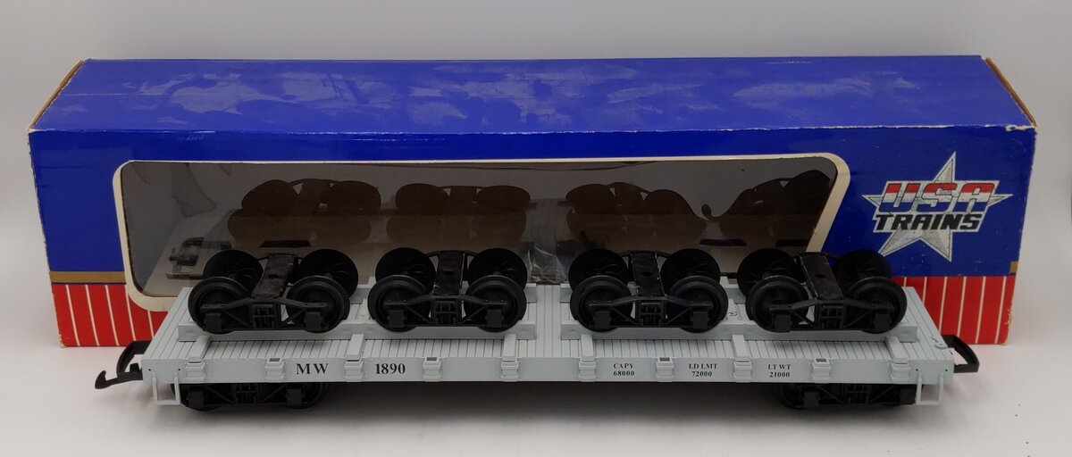 USA Trains 1890 G Maintenance of Way Car with Trucks LN/Box