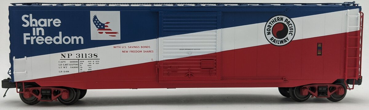 MTH 20-99381 O NP Premier 50’ Ps-1 Box Car with Youngstown Standard Door #31138 LN/Box