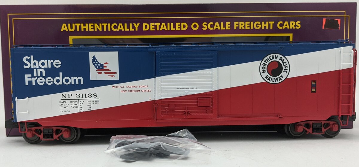 MTH 20-99381 O NP Premier 50’ Ps-1 Box Car with Youngstown Standard Door #31138 LN/Box