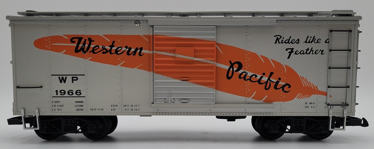 USA Trains R1966 G Scale Western Pacific Boxcar EX/Box