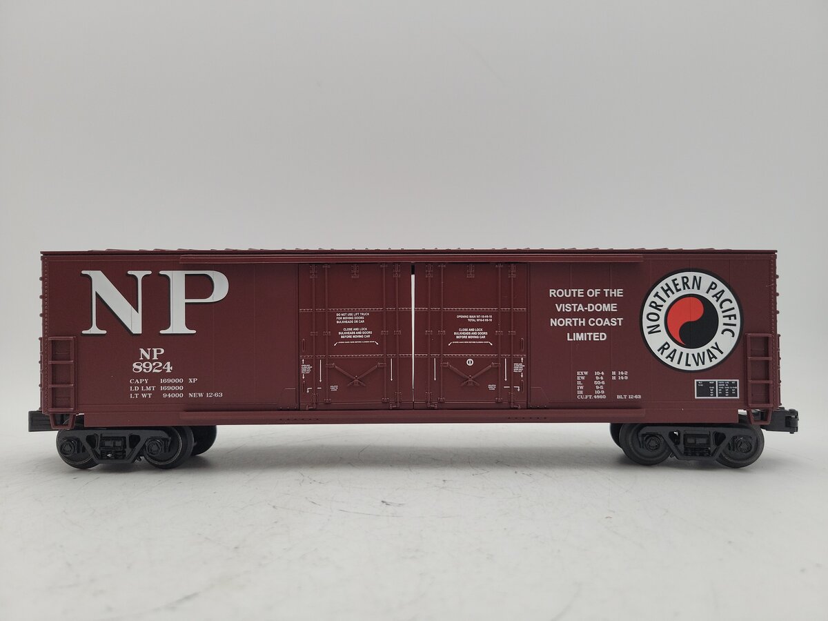 MTH 30-71094 O Northern Pacific 50' Double Plug Door Boxcar #8924 LN/Box