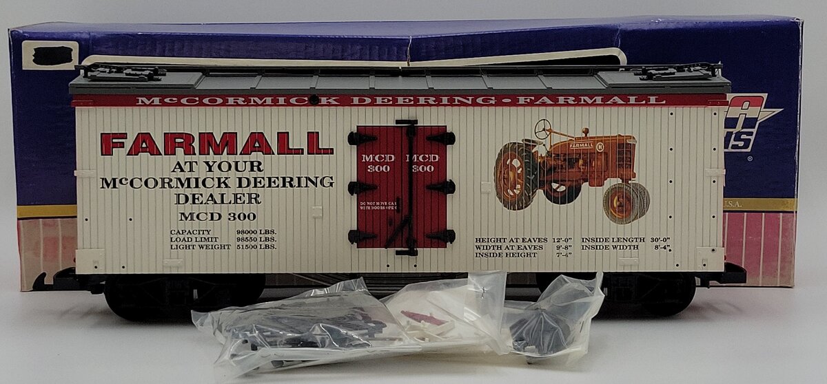 USA Trains 16163 G McCormick-Deering Refrigerator Car EX/Box