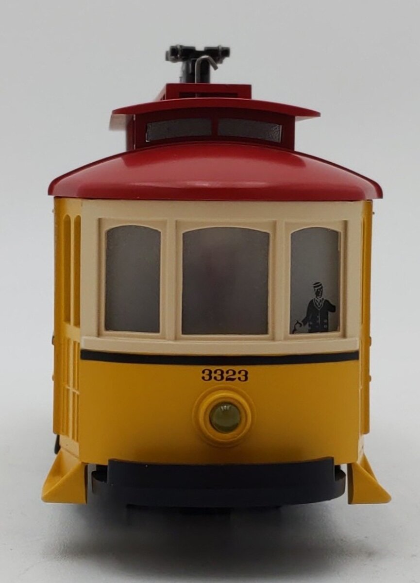 MTH 30-5216 O Metropolis Transit Bump-N-Go Trolley #3323 LN/Box