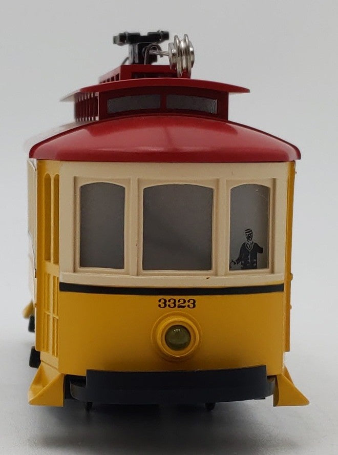 MTH 30-5216 O Metropolis Transit Bump-N-Go Trolley #3323 LN/Box