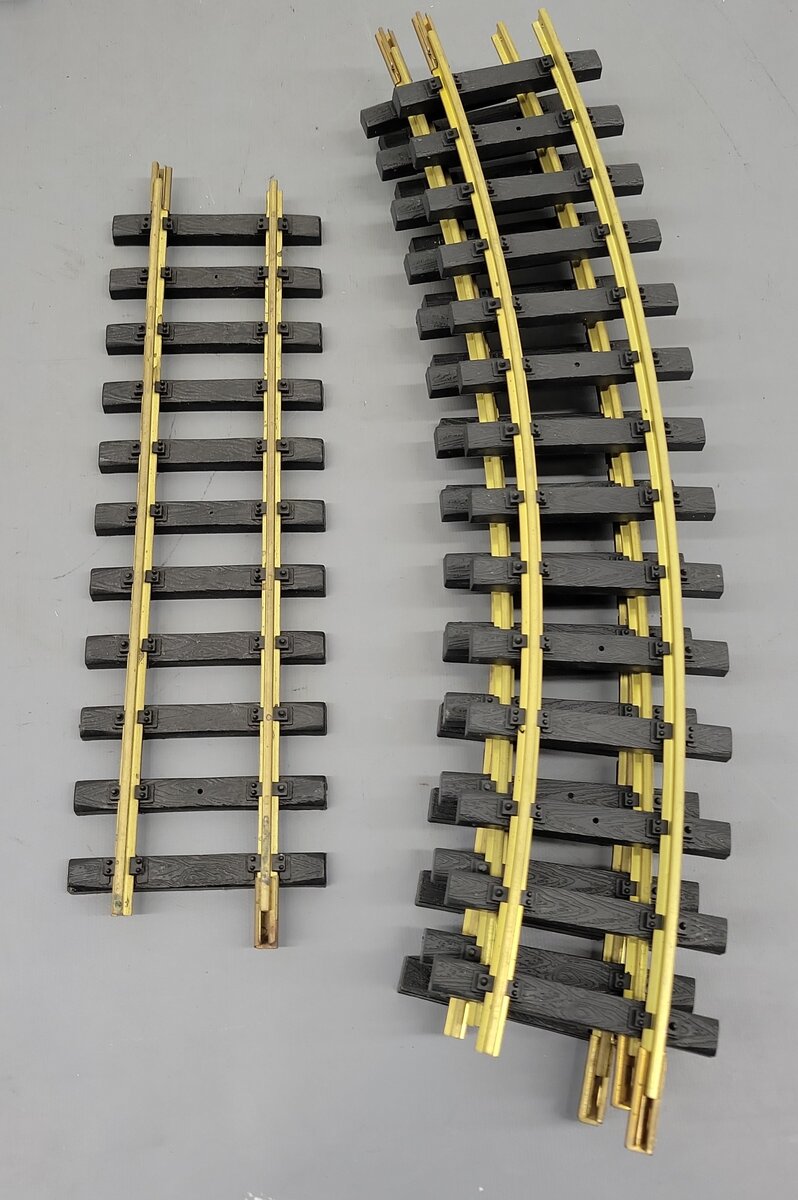 USA Trains G Scale Curved and Straight Track Sections [4] EX