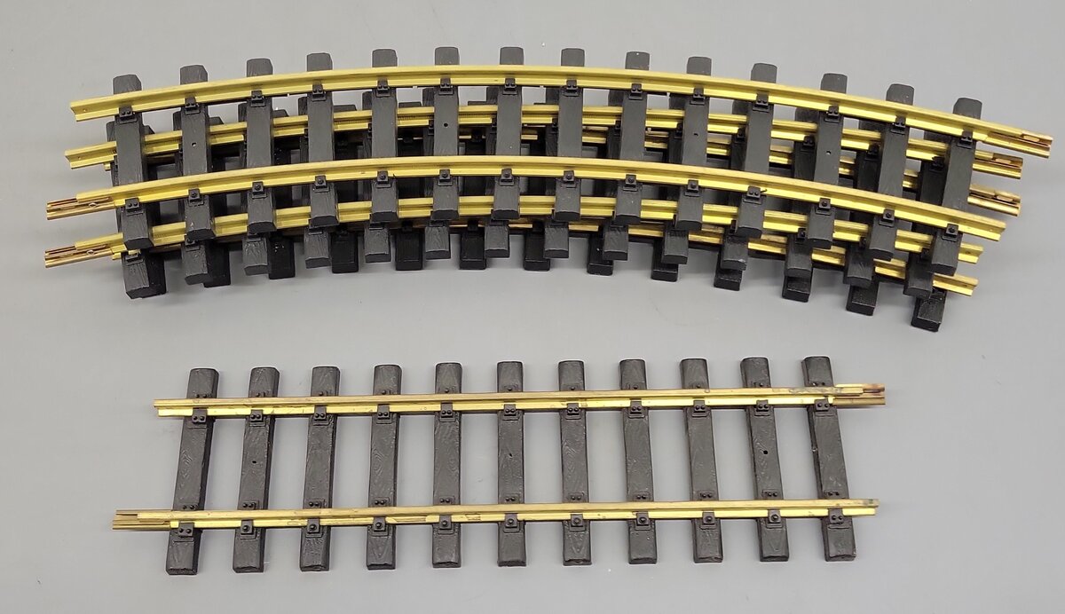USA Trains G Scale Curved and Straight Track Sections [4] EX