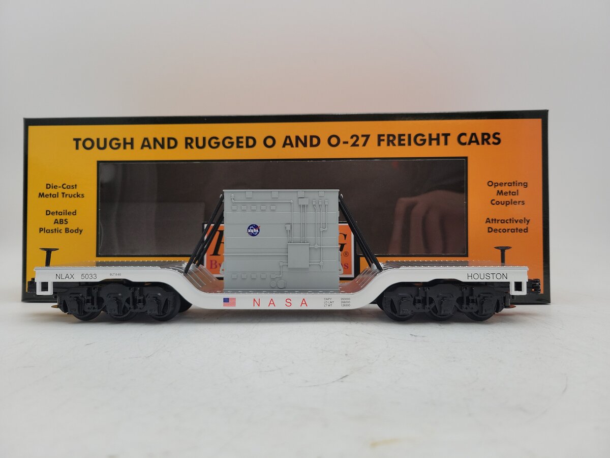 MTH 30-76933 NASA Depressed Center Flatcar w/Transformer Load #5033 LN/Box