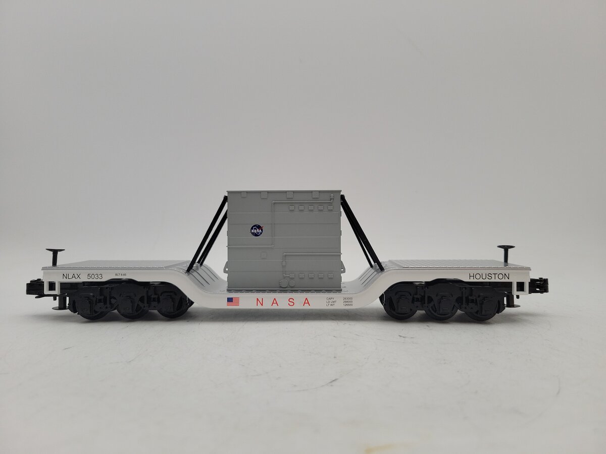 MTH 30-76933 NASA Depressed Center Flatcar w/Transformer Load #5033 LN/Box