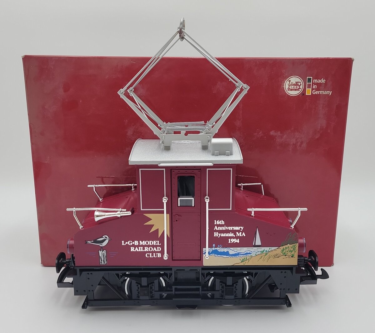 LGB 2030CL G LGB RR Club 16th Anniversary E-1 Steeple Cab Electric Locomotive LN/Box