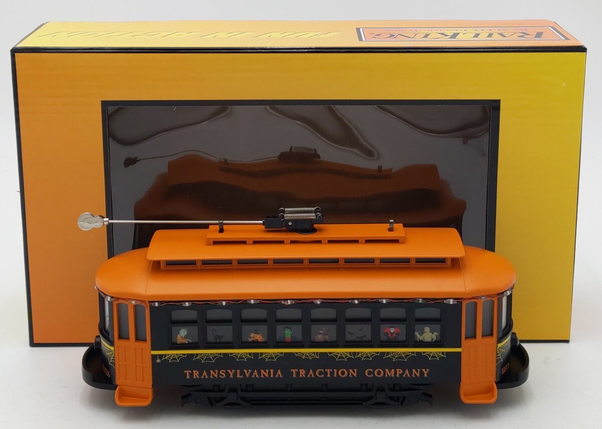 MTH 30-5265 O Transylvania Traction Company Bump-n-Go Trolley w/LED Lights LN/Box
