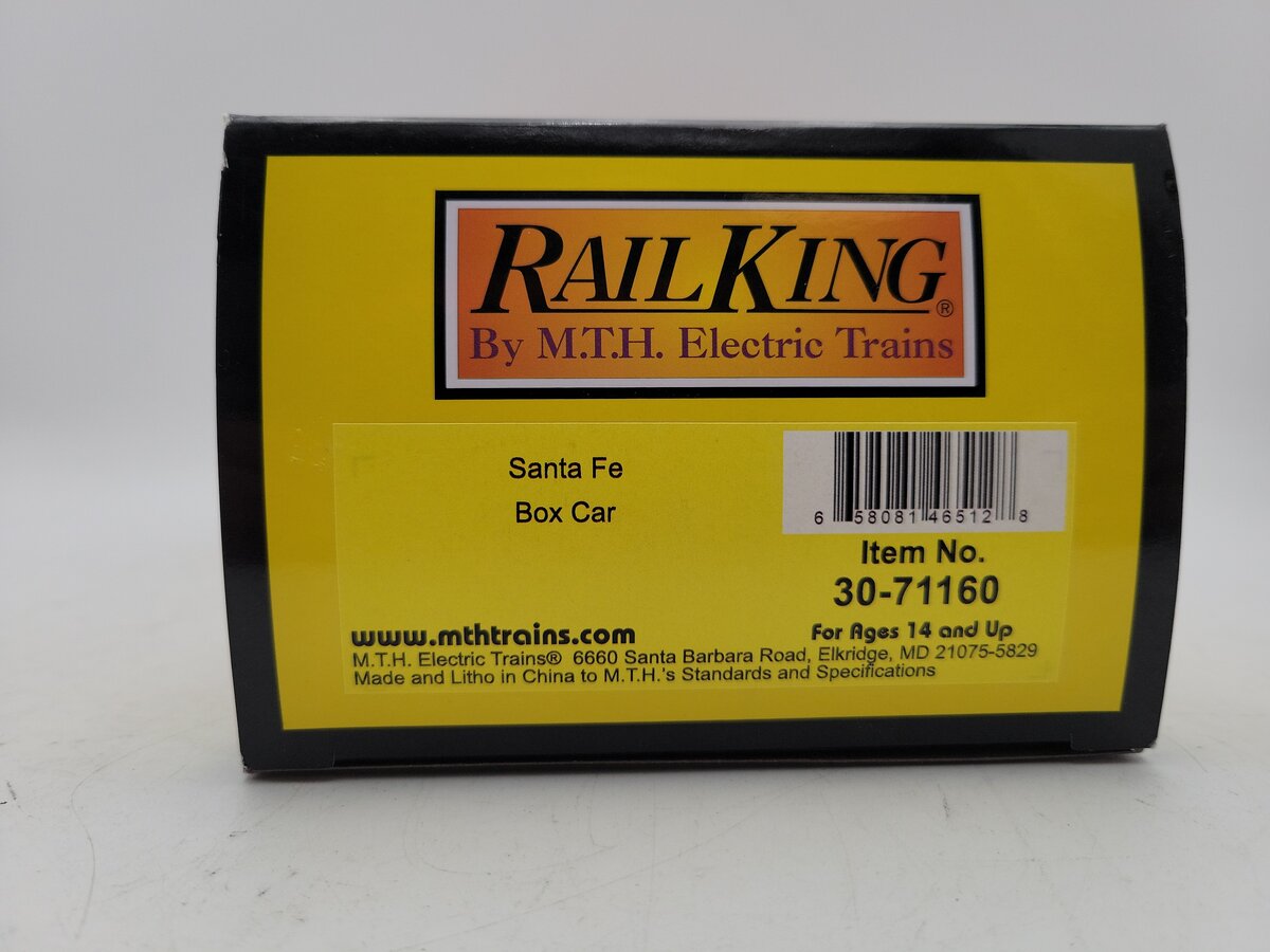 MTH 30-71160 O Gauge Santa Fe "Super Chief" Boxcar #19783 LN/Box