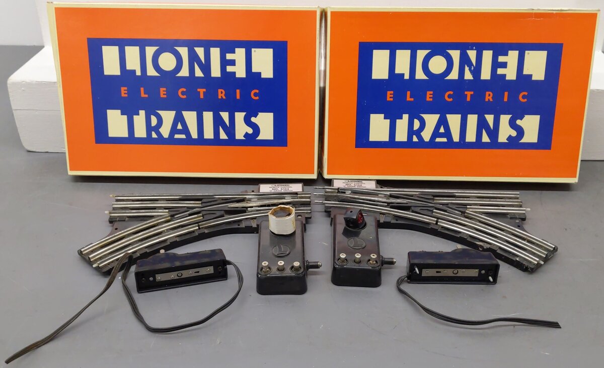 Lionel 6-5132S Pair of 6-5132/6-5133 Remote Control Switches EX/Box