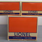 Lionel 6-21875 O Gauge CSX Husky Stack Cars w/Containers LN/Box
