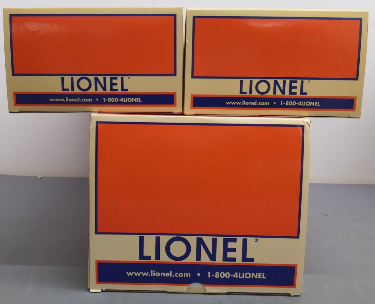 Lionel 6-21875 O Gauge CSX Husky Stack Cars w/Containers LN/Box