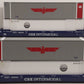 Lionel 6-21875 O Gauge CSX Husky Stack Cars w/Containers LN/Box