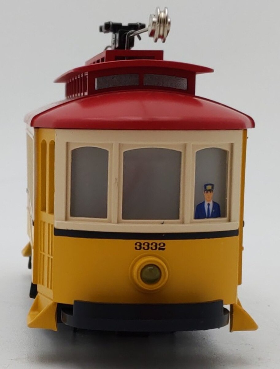 MTH 30-5248 O Metropolis Bump-N-Go Trolley #3332 LN/Box