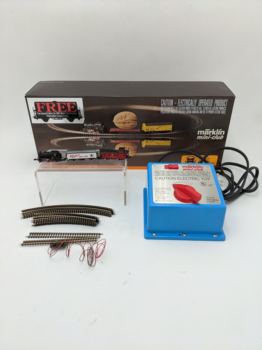 Marklin 88165 Special Edition Miller Z Gauge Steam Freight Train Set EX/Box