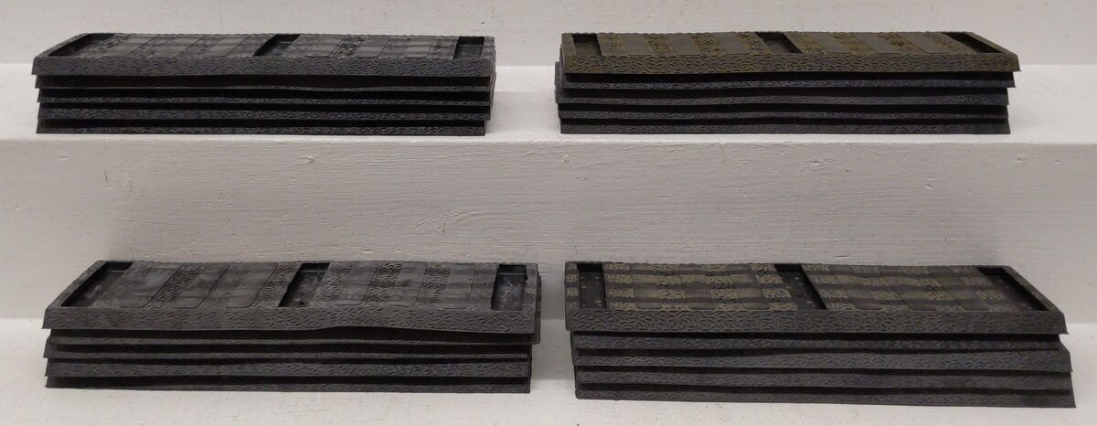 Lionel O Gauge Straight Johnson Rubber Track Beds (20) VG