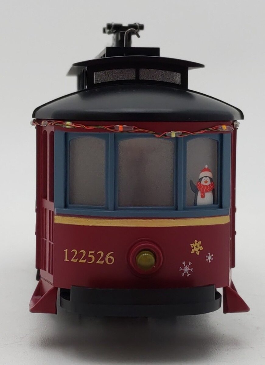 MTH 30-5268 O North Pole Bump-n-Go Trolley w/Multi-Colored LED Lights #12256 LN/Box