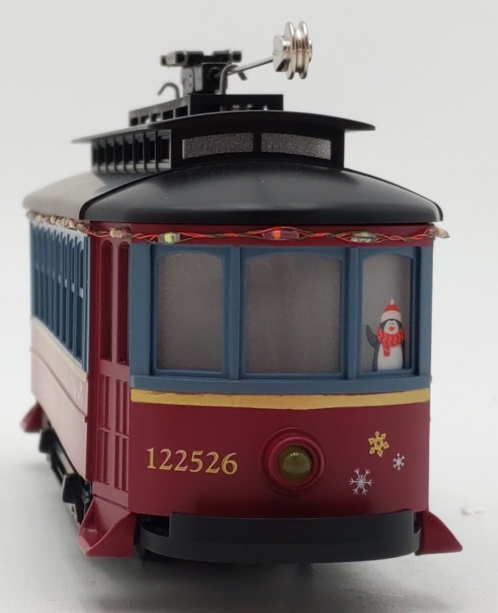 MTH 30-5268 O North Pole Bump-n-Go Trolley w/Multi-Colored LED Lights #12256 LN/Box