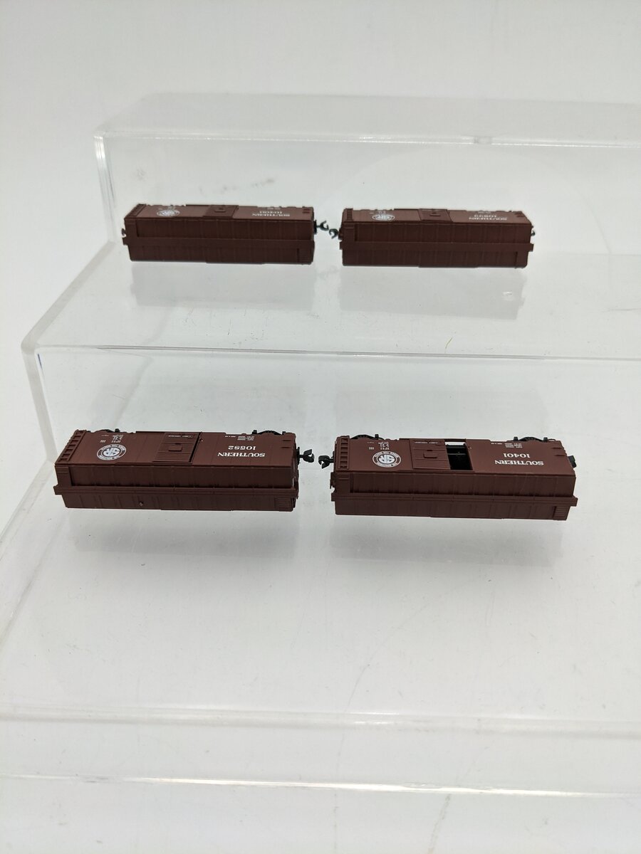 American Z-Line AZL914312-1 Z Scale Southern 40' AAR Boxcar (Pack of 4) LN/Box