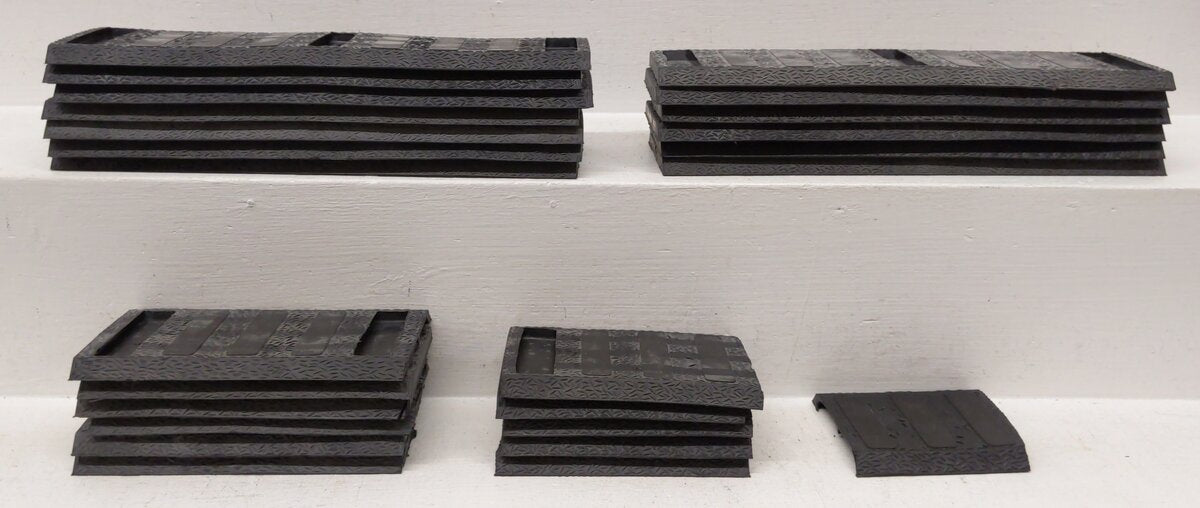Lionel O Gauge Assorted Straight Johnson Rubber Track Beds [25] - CUSTOM VG