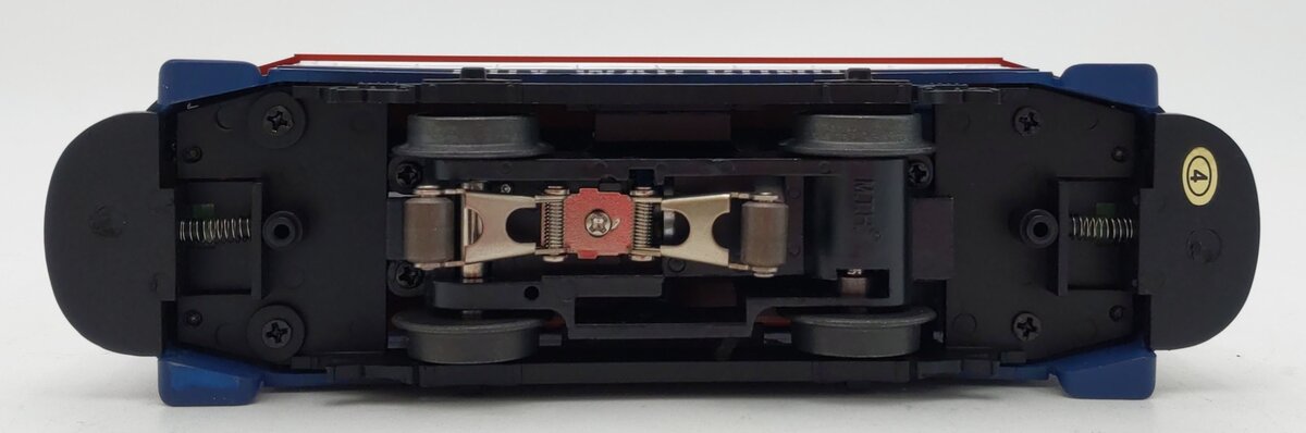 MTH 30-5217 O War Bonds RailKing Bump-N-Go Trolley with LED Lights #99 LN/Box