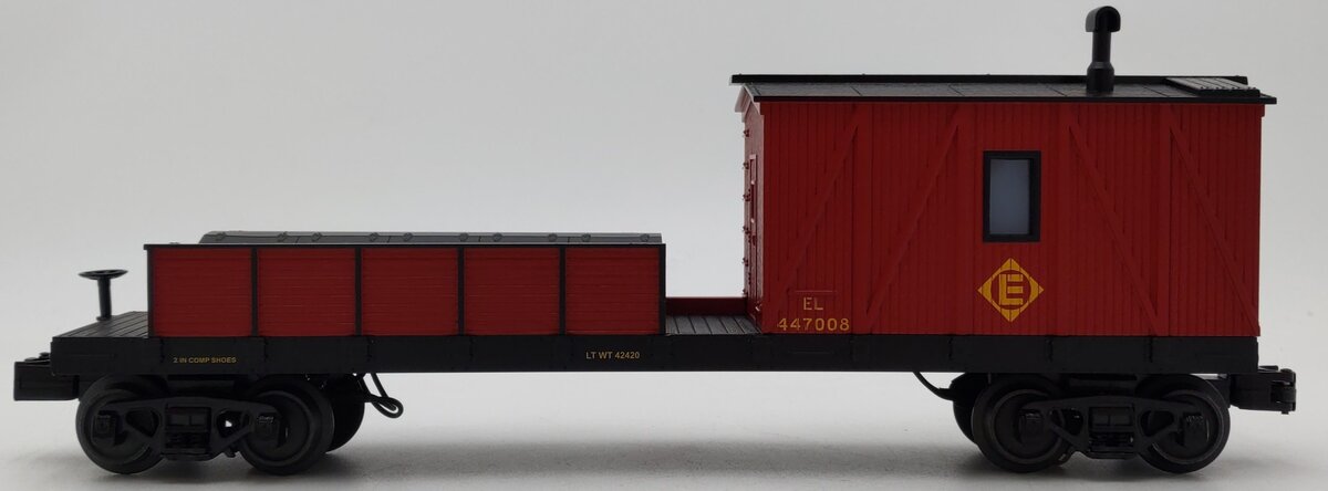 MTH 30-79712 O Erie Lackawanna RailKing Crane Tender Car #447008 LN/Box