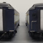 MTH 30-69355 O RailKing Baltimore & Ohio 2-Car 60’ Madison Combine/Diner Set NIB