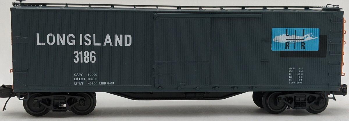 MTH 20-99344 O Gauge Long Island Rail Road Boxcar #3186 LN/Box
