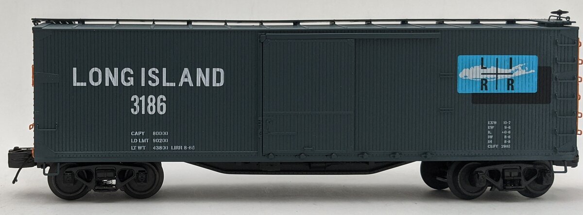 MTH 20-99344 O Gauge Long Island Rail Road Boxcar #3186 LN/Box