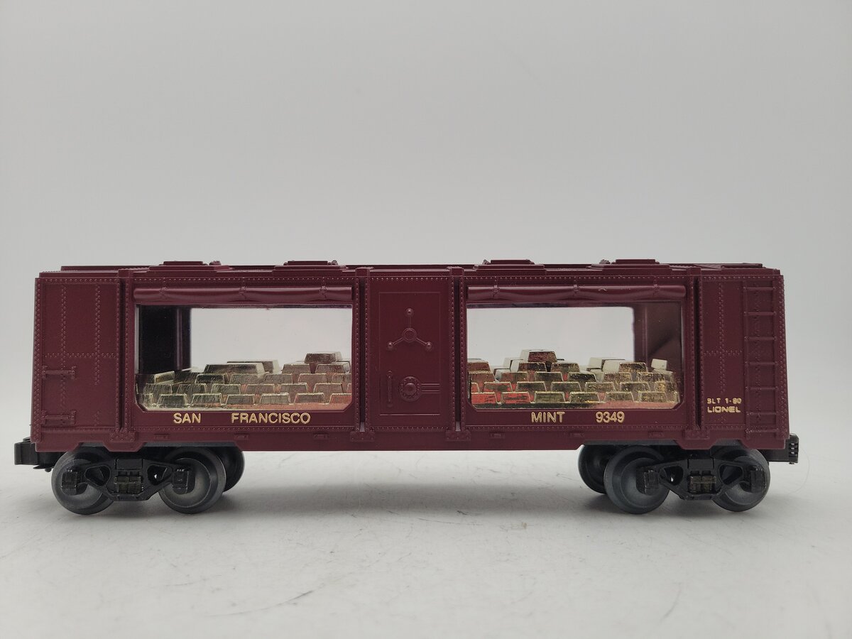 Lionel 6-9349 O Gauge Gold Bullion San Francisco Mint Car #9349 EX/Box