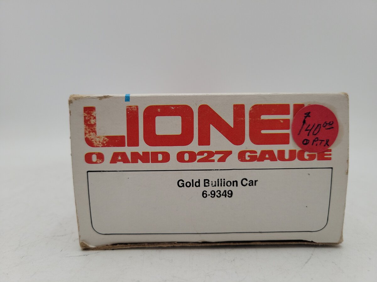 Lionel 6-9349 O Gauge Gold Bullion San Francisco Mint Car #9349 EX/Box