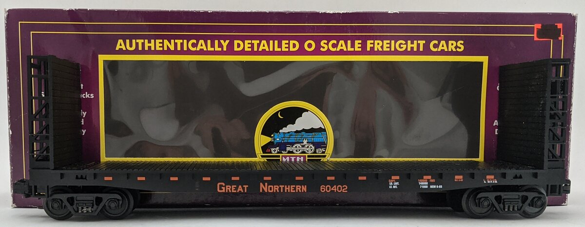 MTH 20-98113 O Gauge Great Northern Flat Car #60402 LN/Box
