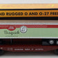 MTH 30-76893 O Gauge Northern Pacific Flat Car w/40' Trailer #62518 LN/Box