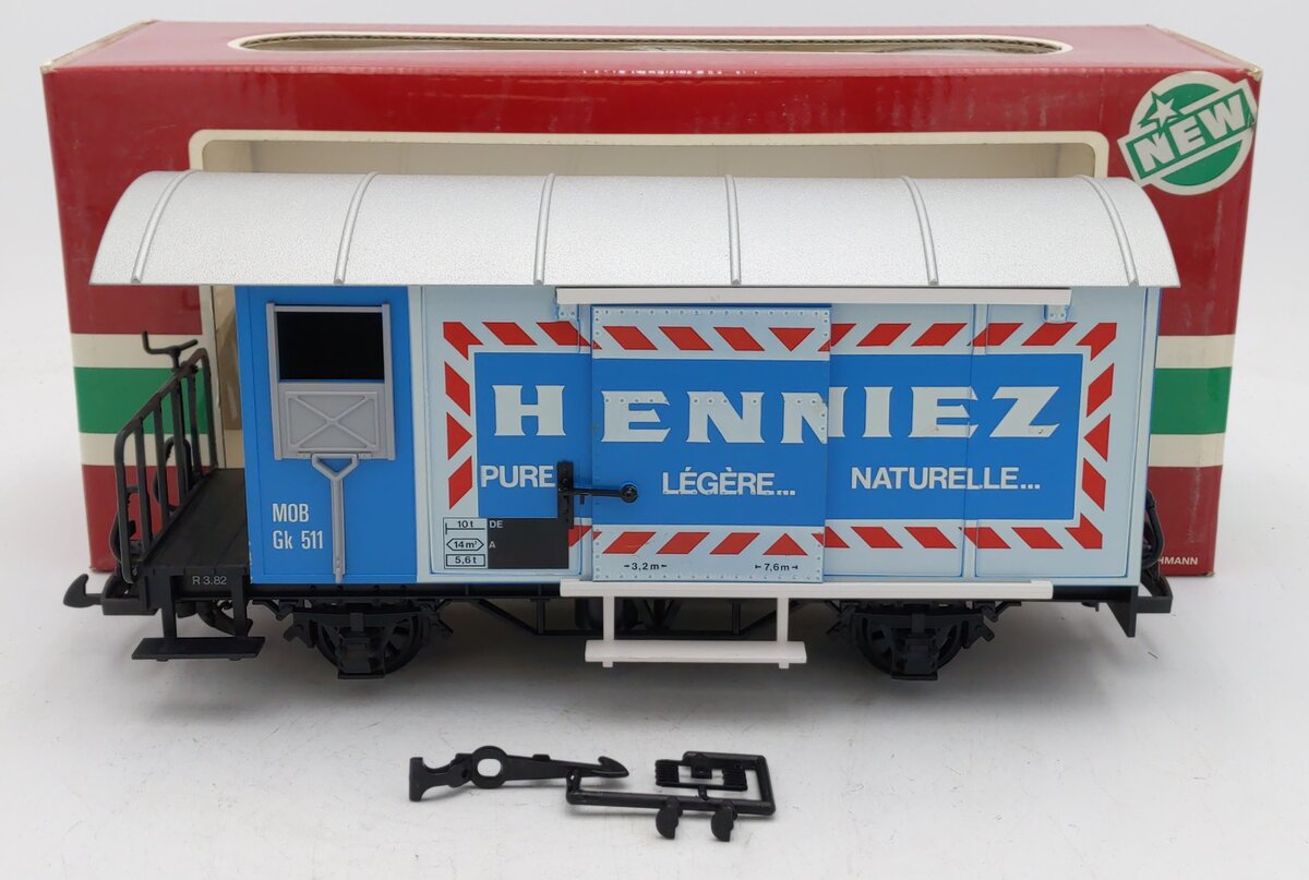 LGB 4228 G Scale Henniez Boxcar #511 EX/Box