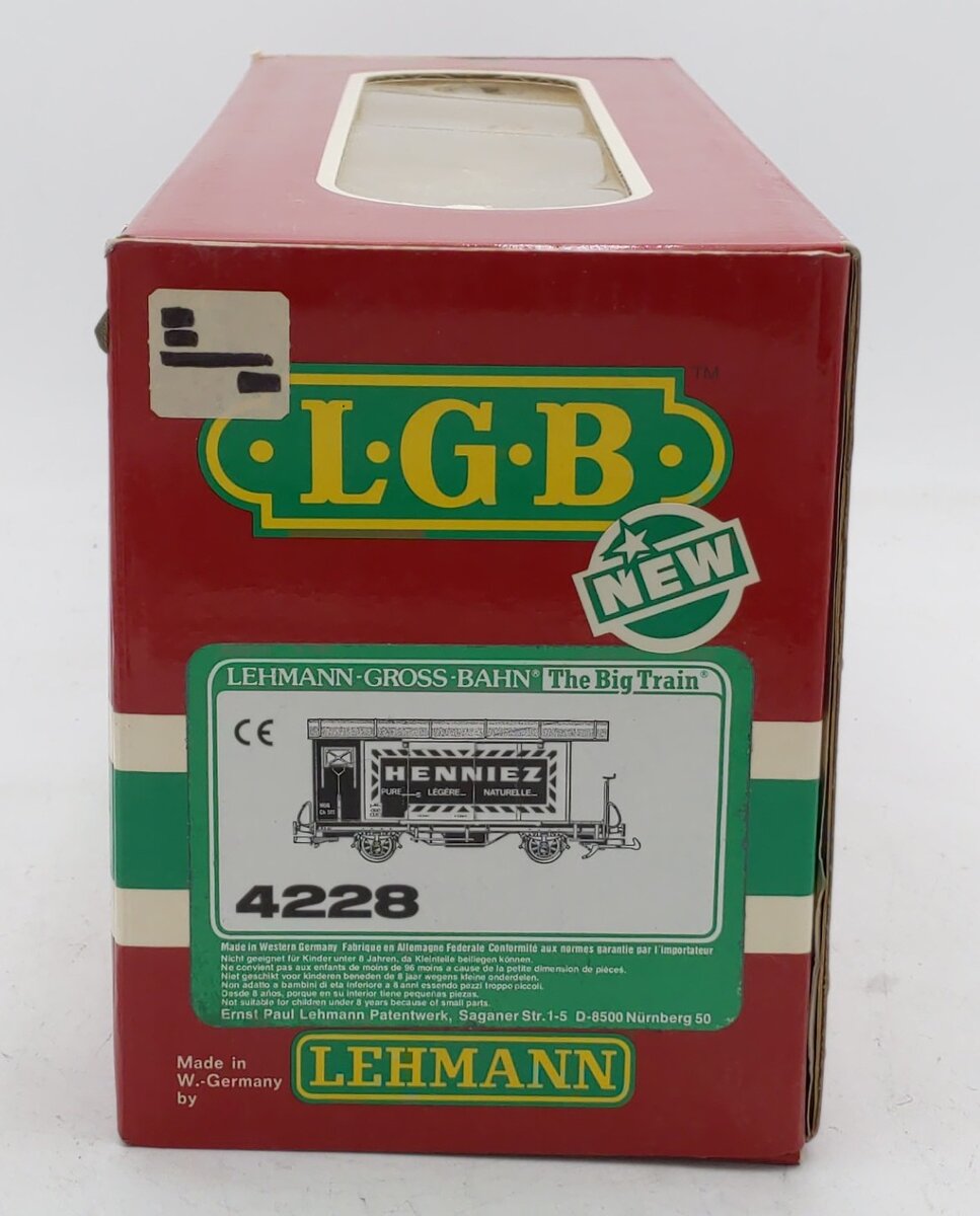 LGB 4228 G Scale Henniez Boxcar #511 EX/Box