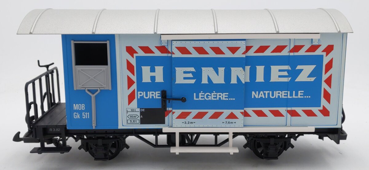 LGB 4228 G Scale Henniez Boxcar #511 EX/Box
